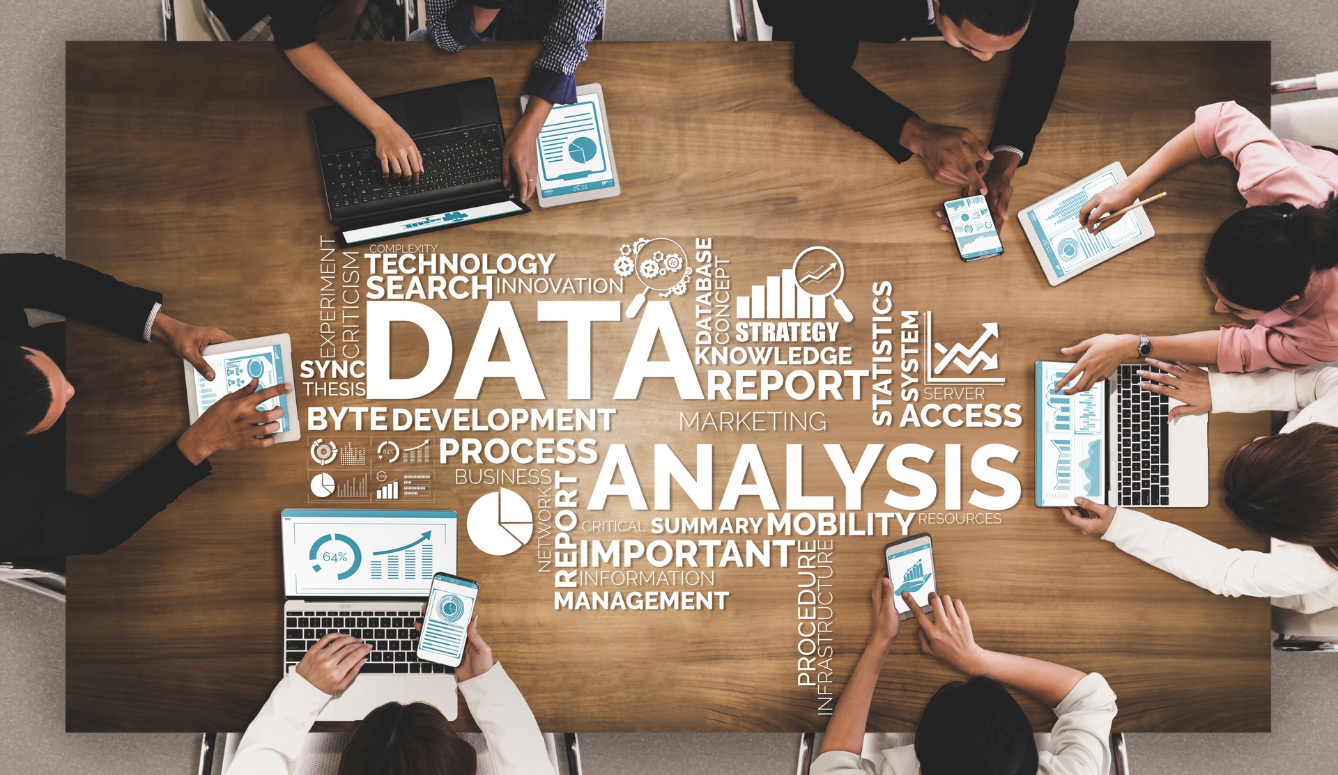 Data Analysis for Business and Finance Concept